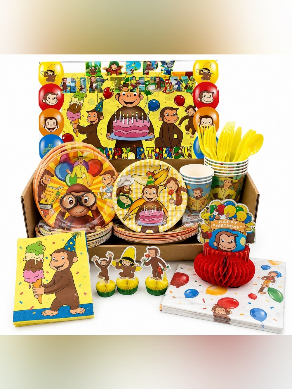 Curious George Party In A Box! - Picture 2 of 2